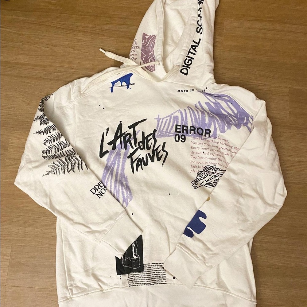 Zara graffiti hoodie